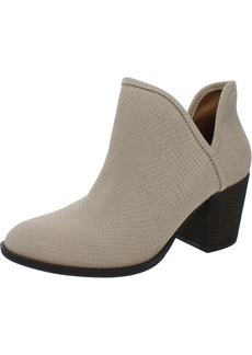 Lucky Brand Terisha Womens Suede Pointed Toe Ankle Boots