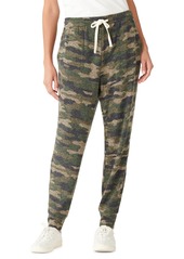 Women's Lucky Brand Camo Print Brushed Hacci Joggers
