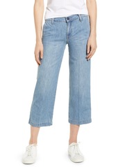 Lucky Brand Crop Wide Leg Nonstretch Jeans in Garford at Nordstrom
