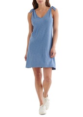 Lucky Brand Knotted Tank Dress in Moonlight Blue at Nordstrom