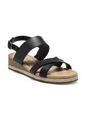 Lucky Brand Waeka Strappy Sandal in Black Leather at Nordstrom