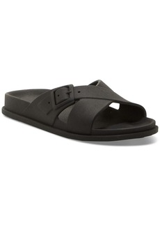 Lucky Brand Womens Strappy Flat Slide Sandals