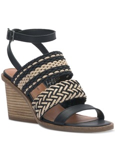 Lucky Brand Womens Woven Buckle Ankle Strap