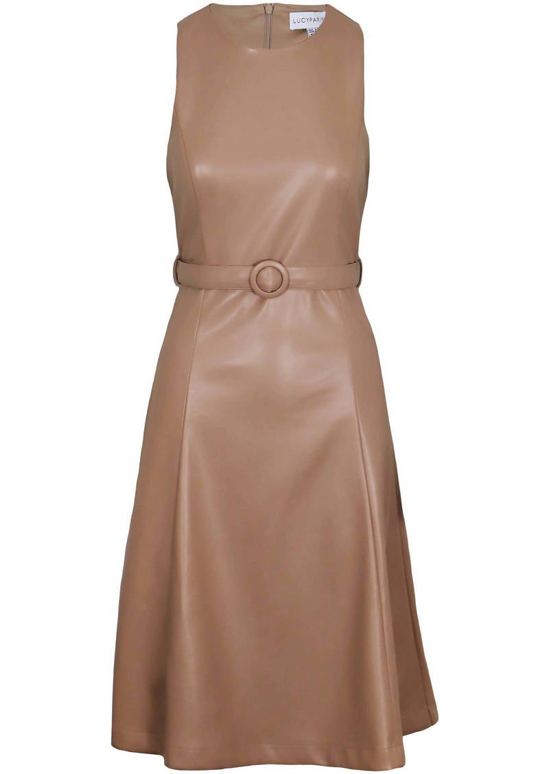 Lucy Aimee Racerback Dress In Clay