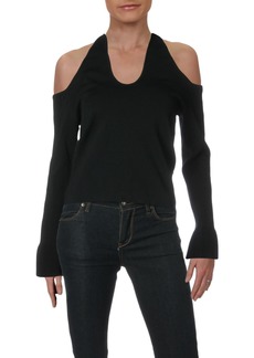 Lucy Alessandria Womens Halter Off-The-Shoulder Blouse