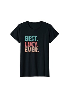 Best Lucy Ever Name Vintage T-Shirt