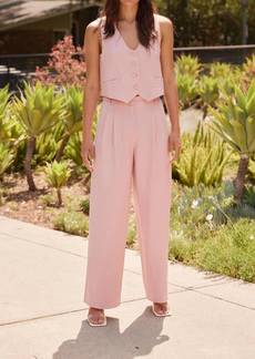 Lucy Hailey Pant In Pink