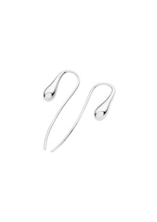 Lucy Hook Drop Earrings - Silver