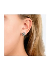 Lucy Large Splash Studs Earrings - Silver