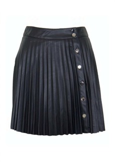 Lucy Lovers Rock Pleaded Skirt In Black