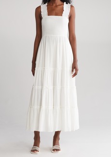 Lucy Paris Dylan Smocked Sundress in White at Nordstrom Rack