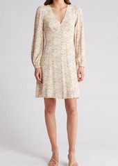 Lucy Paris Floral Rosemary Long Sleeve Dress in Cream Floral at Nordstrom Rack