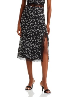 Lucy Paris Reza Lace Trim Skirt