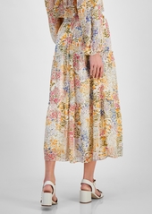 Lucy Paris Women's Evelyn Floral-Print Midi Skirt - Floral