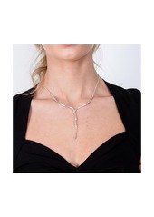 Lucy Quartermaine Dripping Necklace - Silver