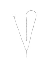 Lucy Quartermaine Short Single Drop Pendant - Silver