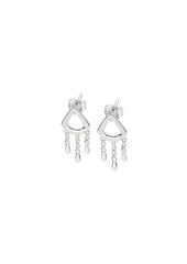 Lucy Quartermaine Waterfall Short Drop Earrings - Silver