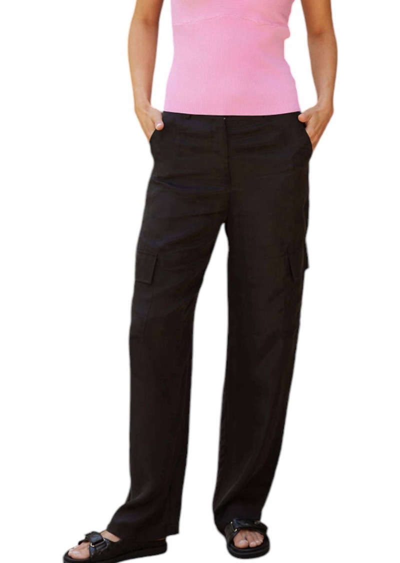 Lucy Mella Cargo Pants In Black