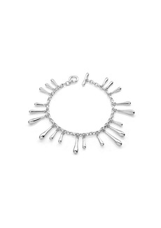Lucy Multi Drop Bracelet - Silver