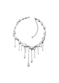 Lucy Multi Drop Necklace - Silver