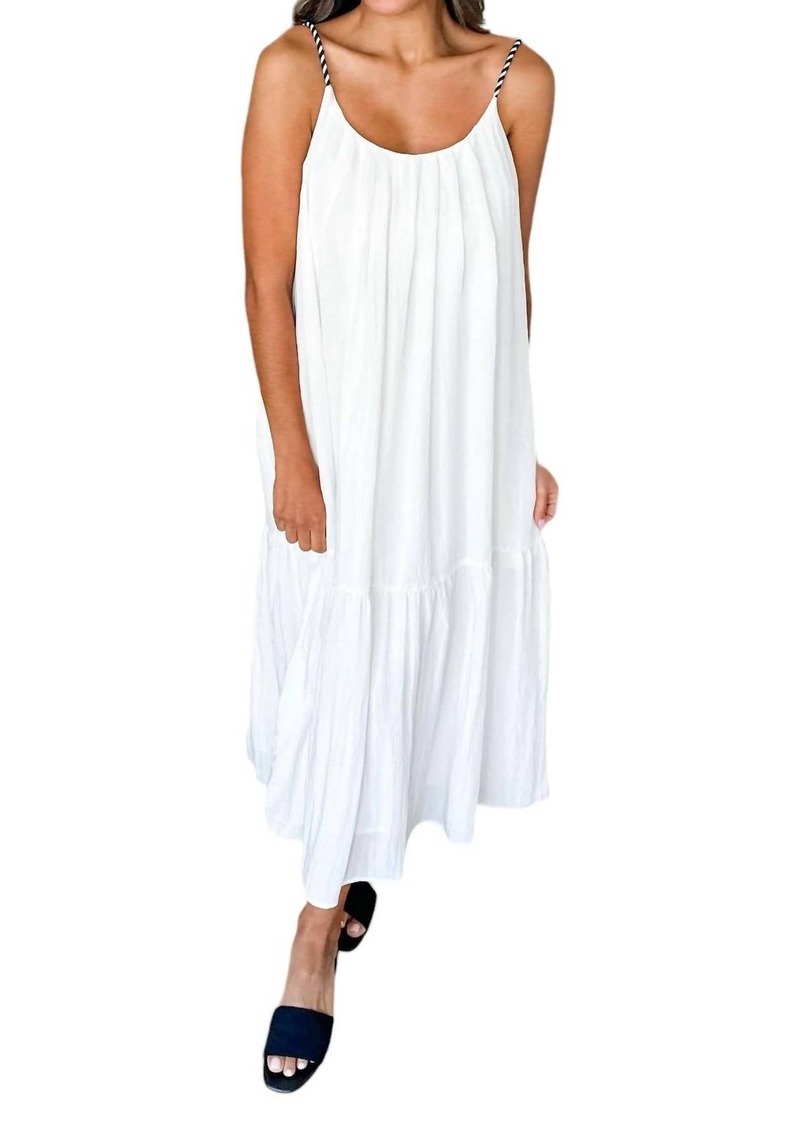 Lucy Olencia Flowy Dress In White