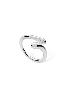 Lucy Open Drop Ring - Silver