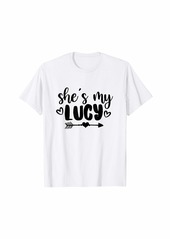 She's My Lucy Besties Best Friend BFF Matching Outfits T-Shirt