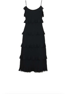 Lucy Valentina Midi Dress In Black