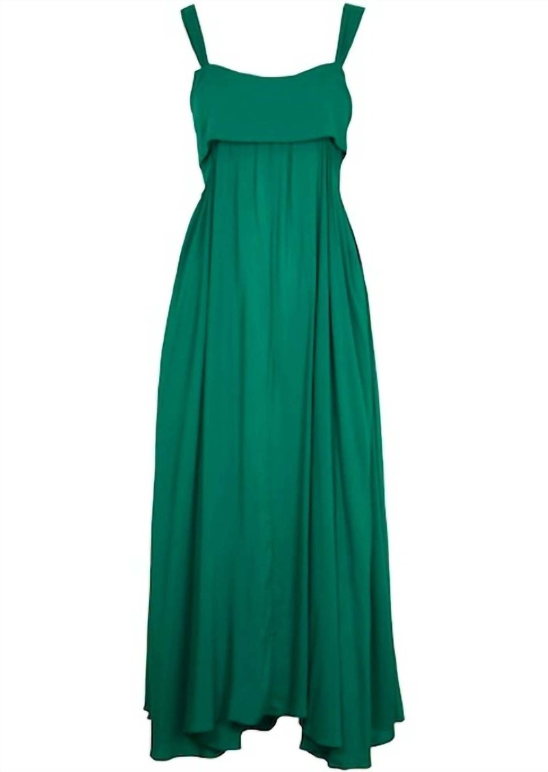 Lucy Verona Maxi Dress In Green