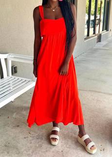 Lucy Verona Maxi Dress In Red