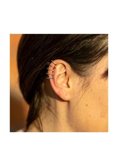 Lucy Waterfall High Ear Multi Color Cuff Earrings - Open Miscellaneous