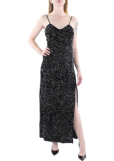 Lucy Womens Sequined Formal Evening Dress