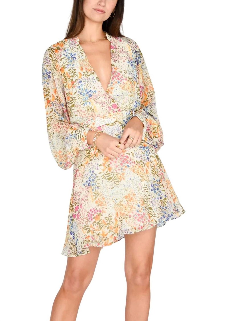 Lucy Zinnia Wrap Dress In Floral