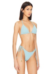 Luli Fama Vibras Triangle Bikini Top