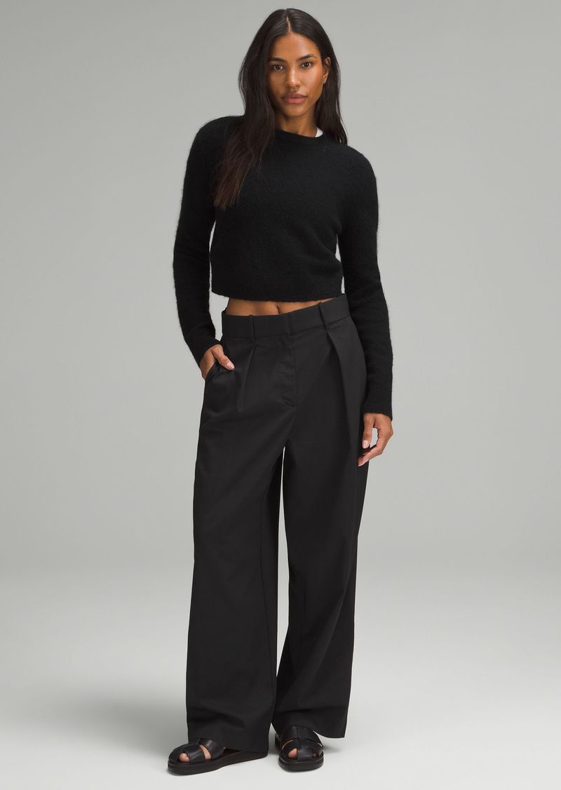 Lululemon Alpaca Wool-Blend Cropped Sweater