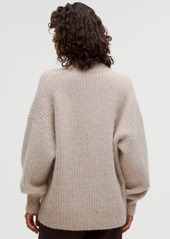 Lululemon Alpaca Wool-Blend Funnel-Neck Sweater