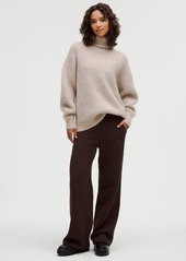 Lululemon Alpaca Wool-Blend Funnel-Neck Sweater