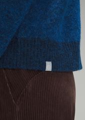 Lululemon Alpaca Wool-Blend Knit Bomber Jacket