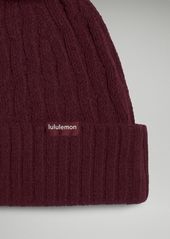 Lululemon Cable Knit Pom Beanie