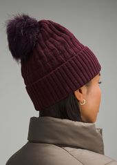 Lululemon Cable Knit Pom Beanie