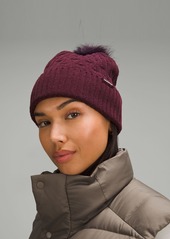 Lululemon Cable Knit Pom Beanie