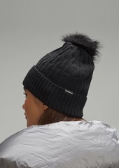 Lululemon Cable Knit Pom Beanie