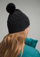 Lululemon Cable-Knit Pom-Pom Beanie