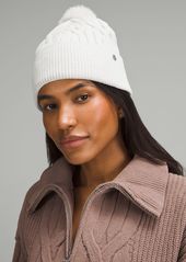 Lululemon Cable-Knit Pom-Pom Beanie