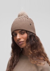 Lululemon Cable-Knit Pom-Pom Beanie