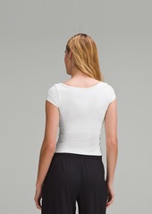 Lululemon Cap-Sleeve Henley T-Shirt