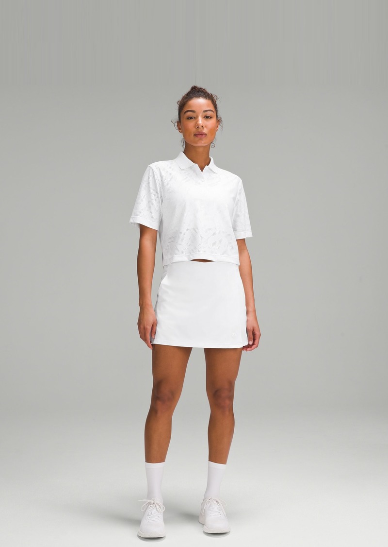 Lululemon Classic-Fit Short-Sleeve Polo Shirt Logo