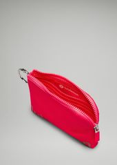 lululemon - Clippable Card Pouch - Glaze Pink/Ancient Copper