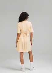 Lululemon Cotton Wrap-Front T-Shirt Dress