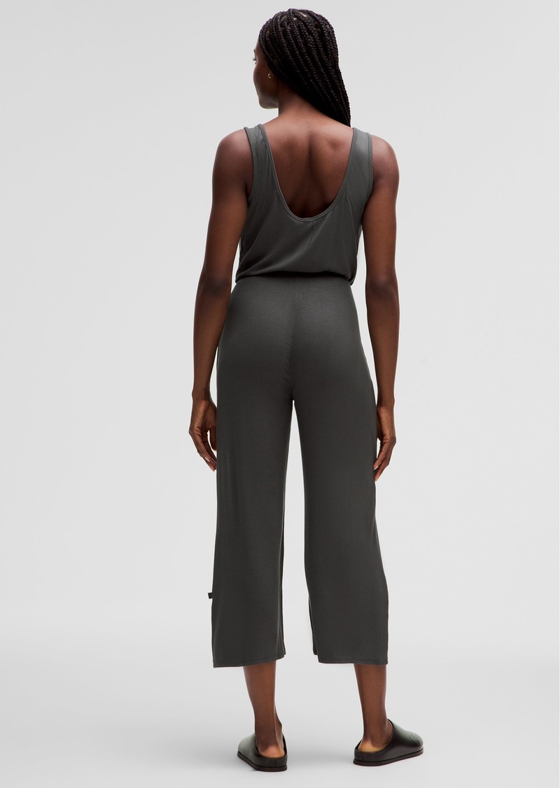 Lululemon Cropped Wide-Leg Ribbed Jumpsuit